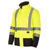 Pioneer Hi-Vis Reversible Safety Jacket, Waterpoof/Breathable, Hi-Vis Yellow, L V1140460U-L